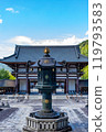 Eye-catching giant lantern at Qingdao Temple 119793583