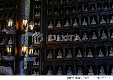 Qingdao, no two Buddha statues are the same 119793585