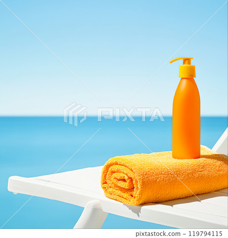 Bright Beach Essentials for Summer Relaxation Bright Beach Essentials for Summer Relaxation 119794115