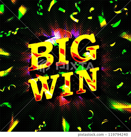 Big win pop up ads with golden coins Big win pop up ads with golden coins 119794240