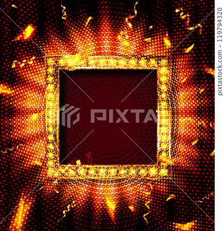 Vector realistic 3D light background. 119794320