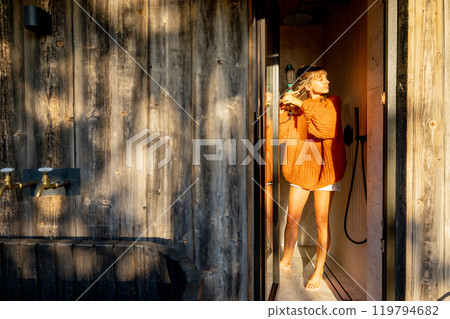 Warm Sunset Reflections Warm Sunset Reflections 119794682