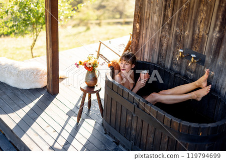 Rustic Bath Bliss 119794699