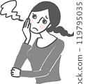 嘆息的女人。 119795035