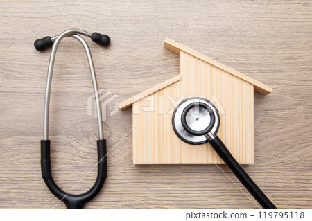 Housing and stethoscope Housing and stethoscope 119795118