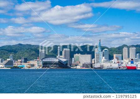 兵庫縣神戶市,從港口島看神戶市 兵庫縣神戶市,從港口島看神戶市 119795125