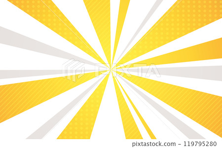 Pop and cute gold and silver radial lines 119795280