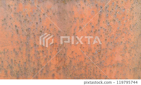 Rusty Orange Surface with Weathered Texture Rusty Orange Surface with Weathered Texture 119795744