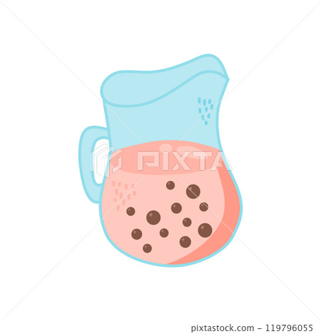 Fresh boba coffee or bubbletea 119796055