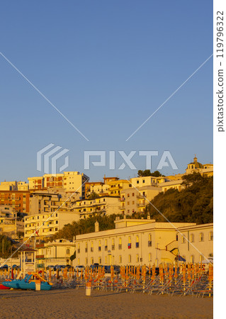 Beach in Rodi Garganico, Apulia, Italy 119796322
