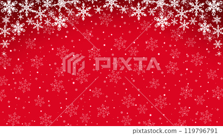 Christmas frame background Snowflake 16:9 Christmas frame background Snowflake 16:9 119796791