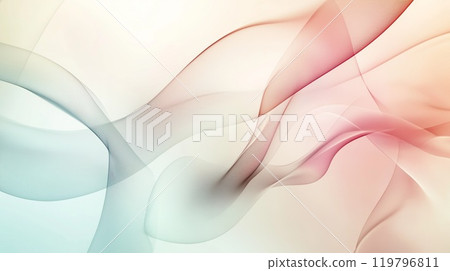 Flowing blue wavy wave background 119796811