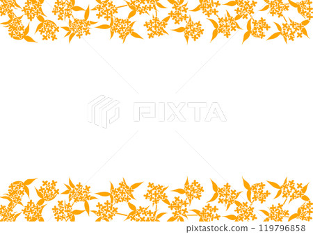 可愛的桂花框架 可愛的桂花框架 119796858