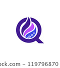Letter q technology logo vector 119796870