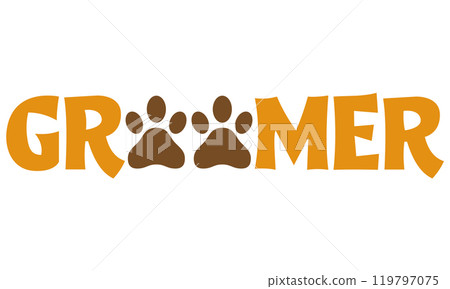 grooming pet cats and dogs logo for your business or company vector illustration grooming pet cats and dogs logo for your business or company vector illustration 119797075