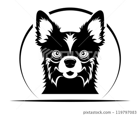 grooming pet cats and dogs logo for your business or company vector illustration 119797083