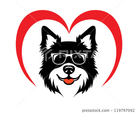 veterinary clinic pets cats and dogs logo for your business or company vector illustration veterinary clinic pets cats and dogs logo for your business or company vector illustration 119797092