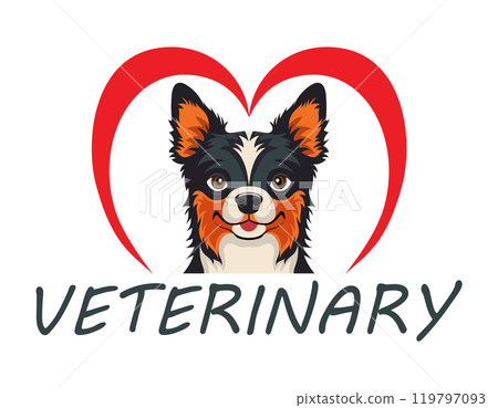veterinary clinic pets cats and dogs logo for your business or company vector illustration veterinary clinic pets cats and dogs logo for your business or company vector illustration 119797093