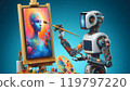 A drawing robot 119797220