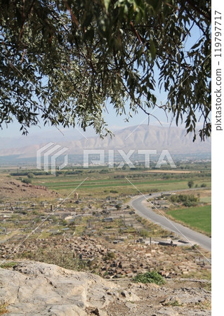 Ancient City of Ani Ruins Overlooking the Akhurian River Valley in Kars, Turkey Ancient City of Ani Ruins Overlooking the Akhurian River Valley in Kars, Turkey 119797717