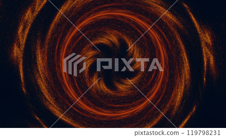 Dynamic abstract swirl with fiery orange futuristic energy vortex design art illustration abstract background. Dynamic abstract swirl with fiery orange futuristic energy vortex design art illustration abstract background. 119798231