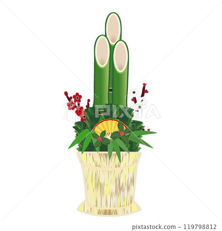 Kadomatsu的例證 119798812