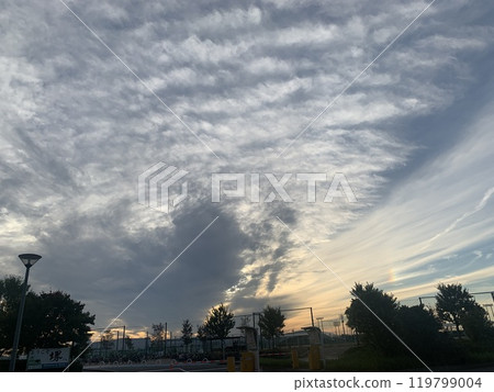 日落和雲彩 日落和雲彩 119799004
