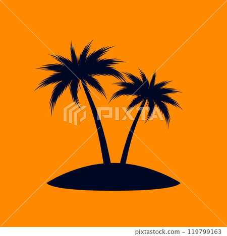 Tropical Palm Tree 119799163