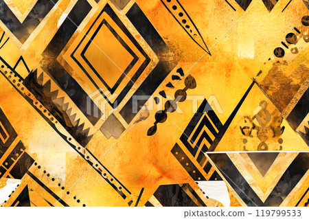 abstract pattern in native African style 119799533
