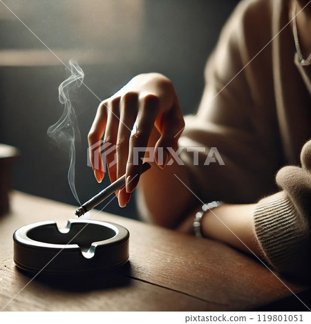 The coolness of smoking women 119801051