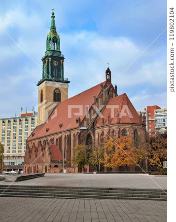 Church in Alexanderplatz Berlin Germany 119802104
