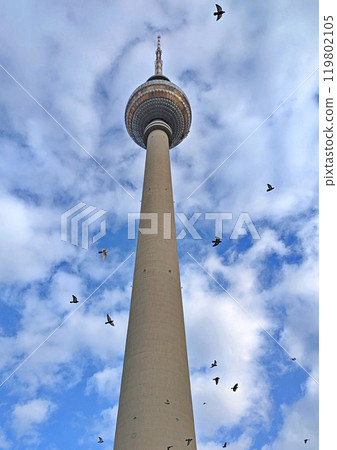 TV Tower in Alexanderplatz Berlin Germany TV Tower in Alexanderplatz Berlin Germany 119802105