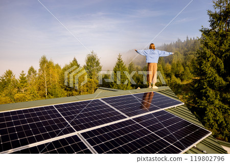 Embracing Solar Freedom 119802796
