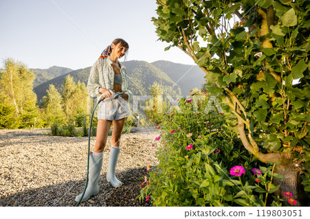 Morning Garden Ritual Morning Garden Ritual 119803051
