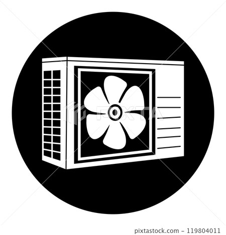 Outdoor air conditioner icon 119804011