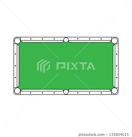 Billiard table icon 119804015