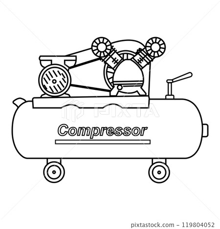 Compressor icon Compressor icon 119804052