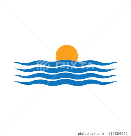 Sunset icon 119804251