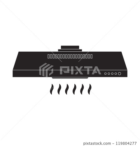 Kitchen smoke exhauster icon Kitchen smoke exhauster icon 119804277