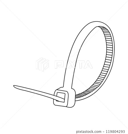 Cable ties icon Cable ties icon 119804293