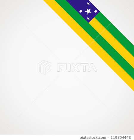 Corner ribbon flag of Sergipe 119804448