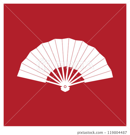 Hand fan icon 119804487