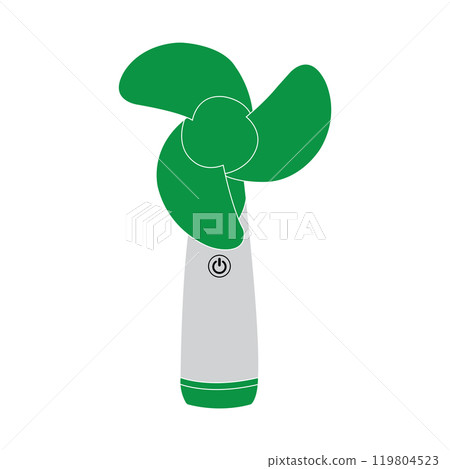 Electric hand fan icon 119804523