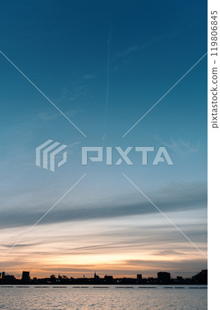 新舞子的秋天日出 119806845