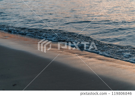 新舞子的秋天日出 119806846