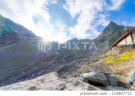 [Mountain material] Satsuei Hut and Mount Yari [Nagano Prefecture] 119807713