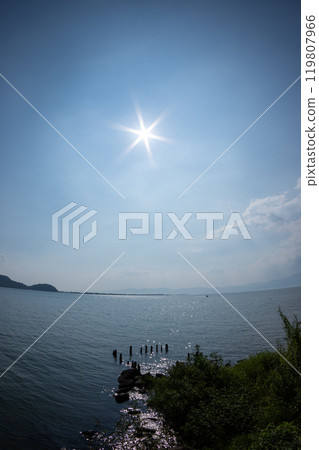 用超廣角鏡頭看夏天的琵琶湖 119807966