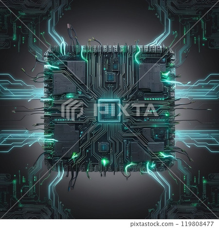 我想像了積體電路的空間。 119808477