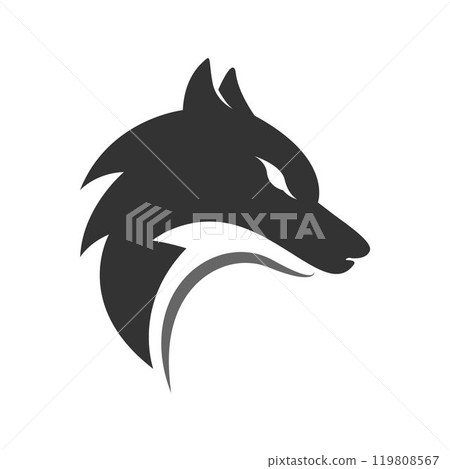 Wolf icon logo design Wolf icon logo design 119808567