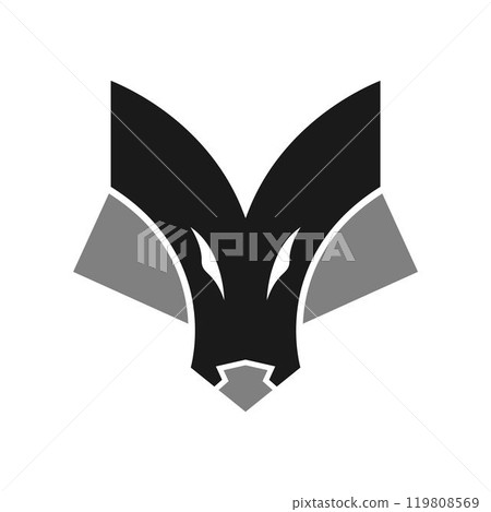 Wolf icon logo design Wolf icon logo design 119808569
